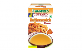 Weikfield Custard Powder Butterscotch Flavour  Box  75 grams